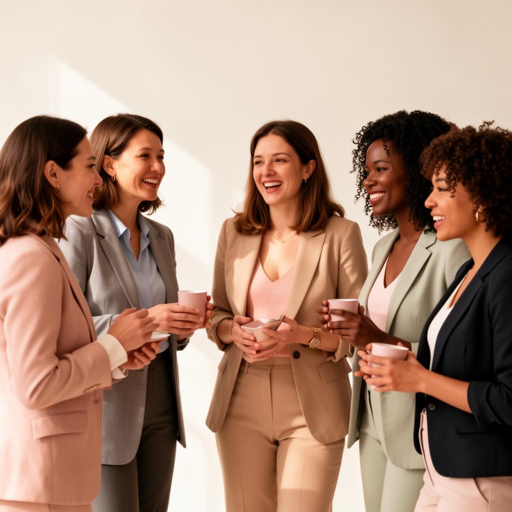 Diverse women founders collaborating